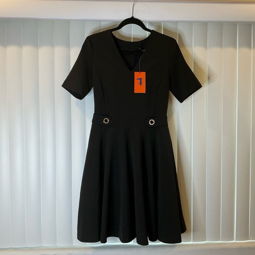 Trussardi Jeans Dress Black - Picture 4 of 5